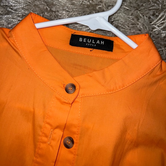 Beulah orange tie dress. Worn once. Size xs - Picture 2 of 2